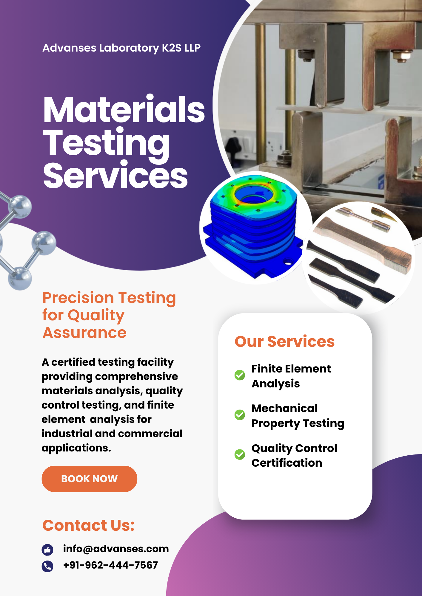 Material Analysis Testing Mechanical Testing of Plastics, Rubbers and Composite Materials ...